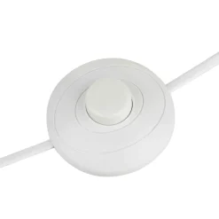 Atmosphera Lampadaire Bois Blanc Leo H.153Cm X2Colis- Lampadaires