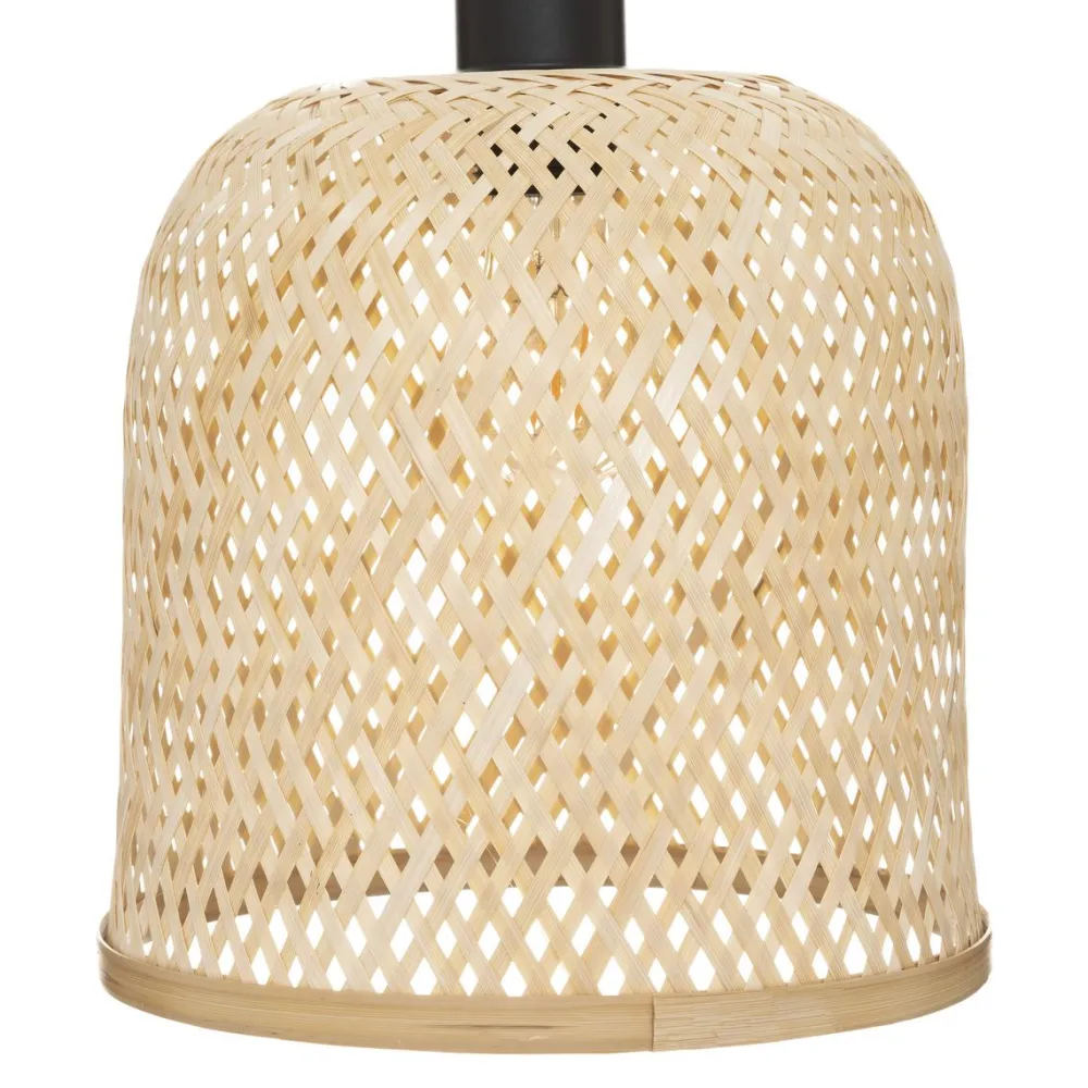 maxibazar Lampadaire Droit Alicante Noir H.159Cm- Lampadaires