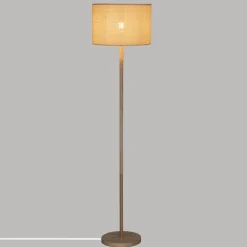 maxibazar Lampadaire Droit Della Naturel H.149.5Cm- Lampadaires