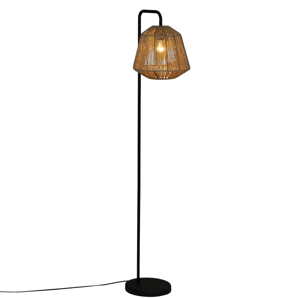 Atmosphera Lampadaire Droit Jily Naturel H.150Cm- Lampadaires