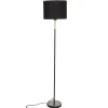 Atmosphera Lampadaire Droit Metal Jule Noir Et Dore H.150Cm- Lampadaires