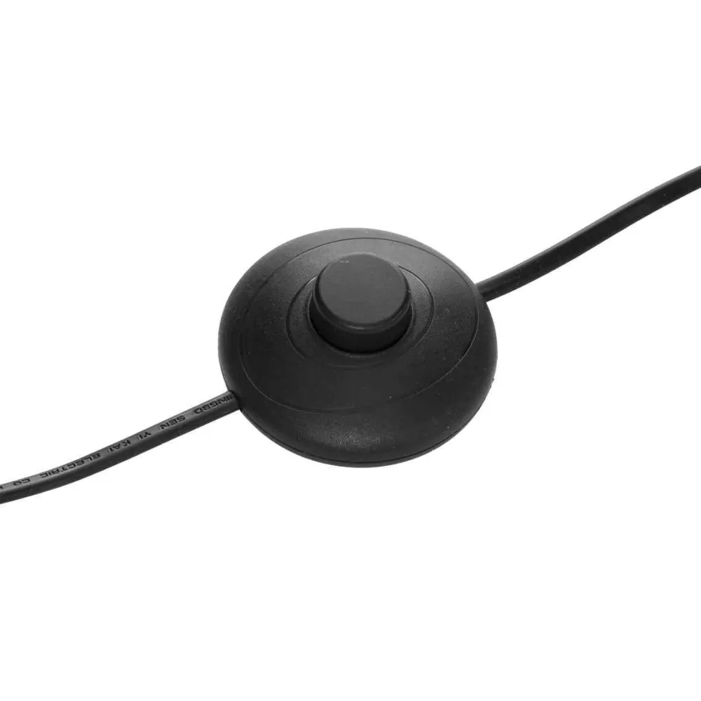 Atmosphera Lampadaire Droit Metal Jule Noir Et Dore H.150Cm- Lampadaires