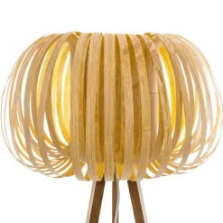 Atmosphera Lampadaire Effet Bois Sien H.150Cm- Lampadaires