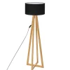Atmosphera Lampadaire Multi Pieds Molu Noir H.140Cm- Lampadaires