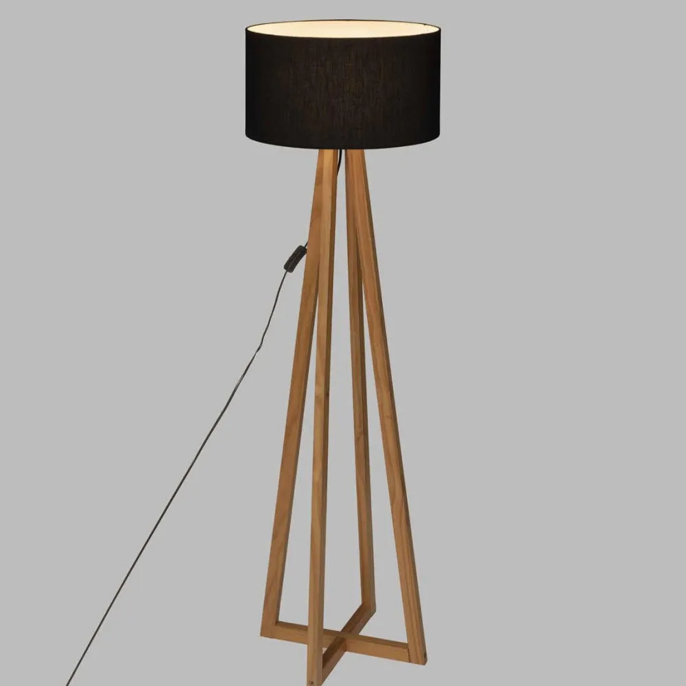 Atmosphera Lampadaire Multi Pieds Molu Noir H.140Cm- Lampadaires