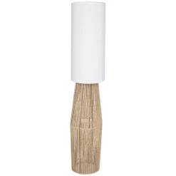maxibazar Lampadaire Sur Pied Aissa Naturel H.130Cm- Lampadaires