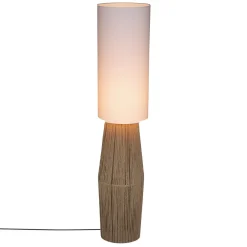 maxibazar Lampadaire Sur Pied Aissa Naturel H.130Cm- Lampadaires