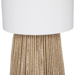 maxibazar Lampadaire Sur Pied Aissa Naturel H.130Cm- Lampadaires