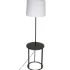 Atmosphera Lampadaire Sur Pied Gil Noir H.149Cm- Lampadaires