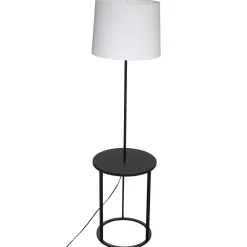 Atmosphera Lampadaire Sur Pied Gil Noir H.149Cm- Lampadaires