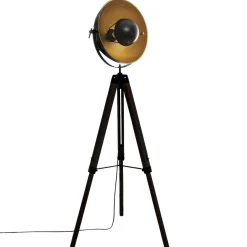 Atmosphera Lampadaire Trepied Loft Noir Lahti- Lampadaires