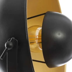 Atmosphera Lampadaire Trepied Loft Noir Lahti- Lampadaires