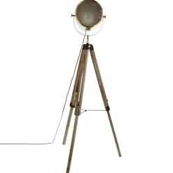 Atmosphera Lampadaire Trepied Pin Ebor Bronze H.150Cm- Lampadaires