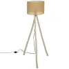 maxibazar Lampadaire Trepied Seav Naturel H.151Cm- Luminaires