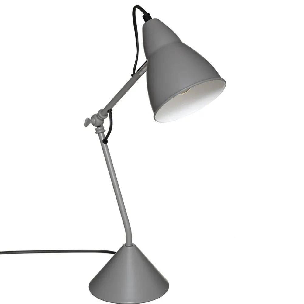 Atmosphera Lampe Arc Aude Gris H.62Cm- Lampes A Poser