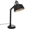 maxibazar Lampe Arc Soul Noir H.55.8Cm- Lampes A Poser
