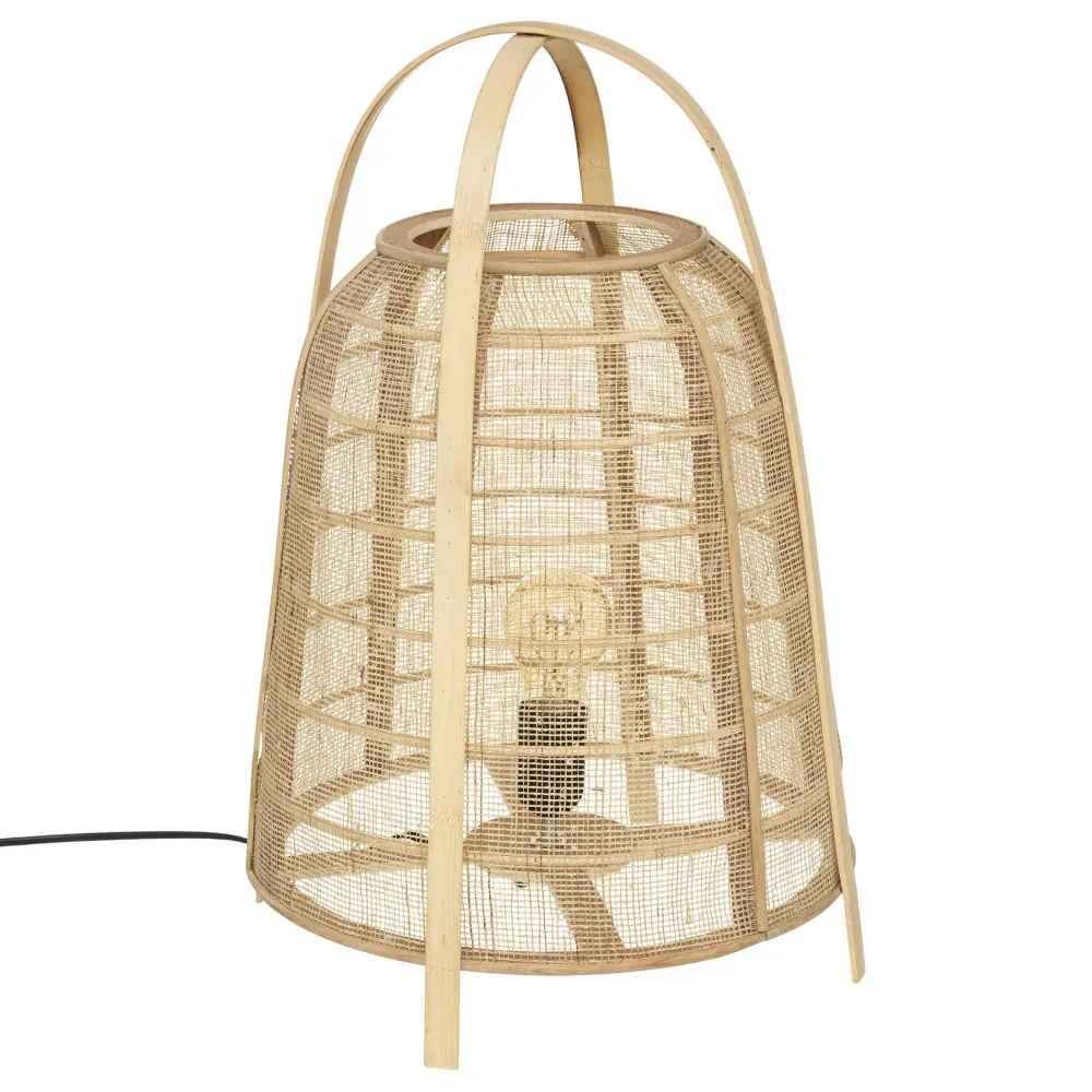 Atmosphera Lampe Carmen Naturel H.49Cm- Luminaires