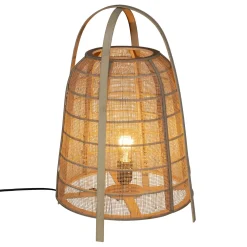 Atmosphera Lampe Carmen Naturel H.49Cm- Luminaires