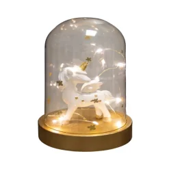 Atmosphera Lampe Cloche Licorne- Luminaires Enfant