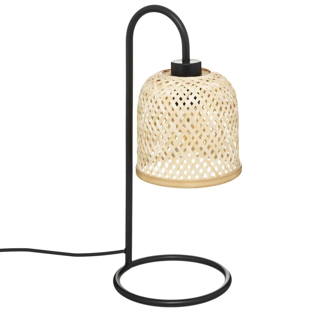 maxibazar Lampe Droite Alicante Noir H.43.5Cm- Luminaires