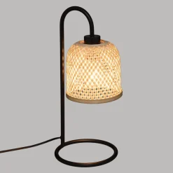 maxibazar Lampe Droite Alicante Noir H.43.5Cm- Luminaires