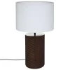 maxibazar Lampe Droite Origines Blanc H.48Cm- Luminaires