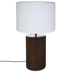maxibazar Lampe Droite Origines Blanc H.48Cm- Luminaires