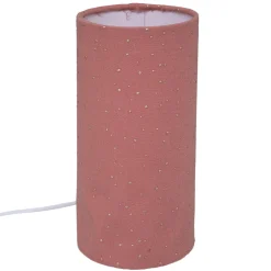 Atmosphera Lampe Gaze Coton Terracotta- Luminaires Enfant