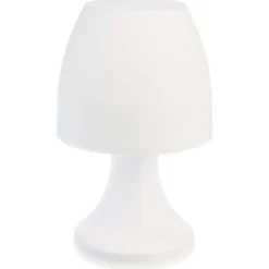 Atmosphera Éclairage Et Liminaire Extérieur>Lampe Outdoor Dokk Blanc H.27.5Cm