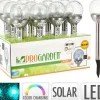 * Éclairage Et Liminaire Extérieur>Lampe Solaire Boule Verre 2 Led Change De Couleur D.8Cm