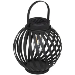 * Éclairage Et Liminaire Extérieur></noscript>Lampe Solaire Metal Isya Noir H.21Cm