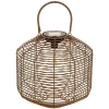 Atmosphera Éclairage Et Liminaire Extérieur>Lampe Solaire Rattan Naturel Cuba H.30Cm