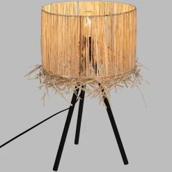 Atmosphera Lampe Trepied Hacienda Naturel H.49Cm- Luminaires