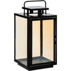 maxibazar Lanterne Amber D.17.5X17.5X38Cm- Lanternes