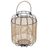 maxibazar Lanterne Naturel Metal Cosy H.33Cm- Lanternes