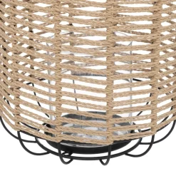 maxibazar Lanterne Naturel Metal Cosy H.33Cm- Lanternes