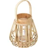 Atmosphera Lanterne Rotin D.14.5X16Cm- Lanternes