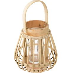 Atmosphera Lanterne Rotin D.14.5X16Cm- Lanternes