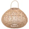 maxibazar Lanterne Rotin Lour H.27Cm- Lanternes