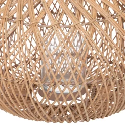 maxibazar Lanterne Rotin Lour H.27Cm- Lanternes