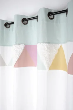 maxibazar Lena Rideau 140X260 Oeil Multicolore- Voilage Et Rideau Enfant