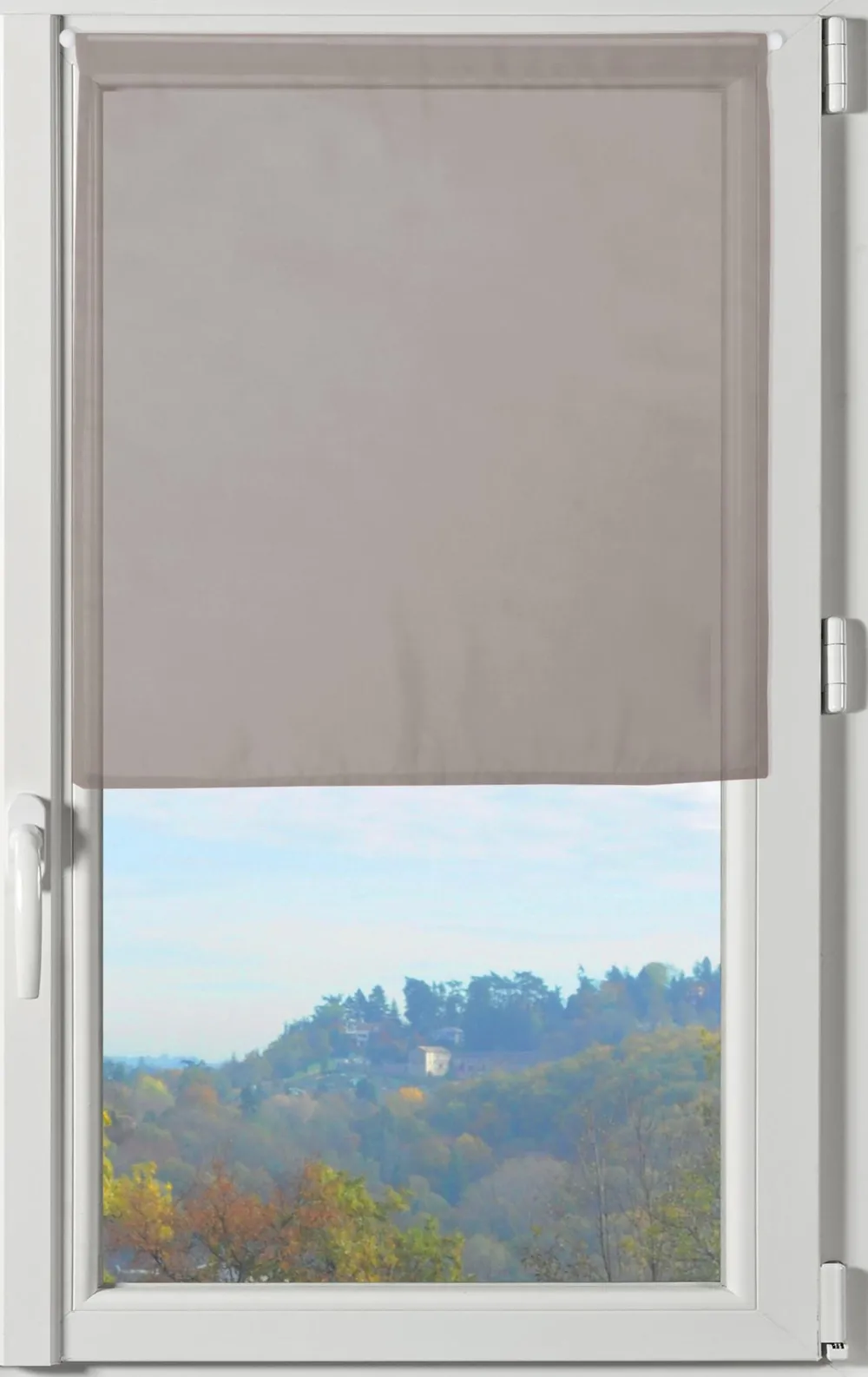 maxibazar Lisa Paire Brise Bise 70X200 Lin- Petits Vitrages