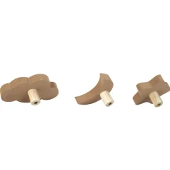 maxibazar Lot De 3 Pateres Lune Nuage Et Etoile- Decorations Murales