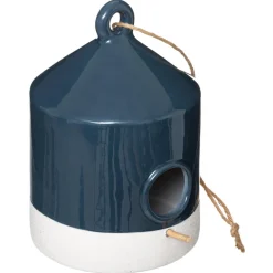 Atmosphera Maison Oiseau Ceramique House H.19.5Cm- Objets Et Accessoires Deco