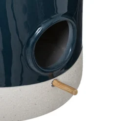 Atmosphera Maison Oiseau Ceramique House H.19.5Cm- Objets Et Accessoires Deco