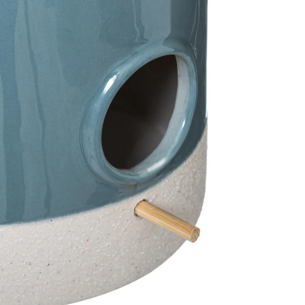 Atmosphera Maison Oiseau Ceramique House H.19.5Cm- Objets Et Accessoires Deco