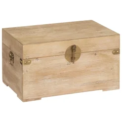 maxibazar Malle Bois Jil Taille L- Mobilier Universalis