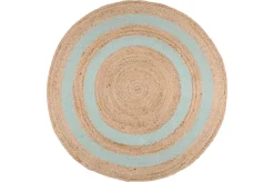 maxibazar Maori Tapis Aqua D.90Cm- Tapis Deco