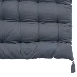 maxibazar Matelas Sol Velours Night Gris Fonce 60X120Cm- Textile Deco