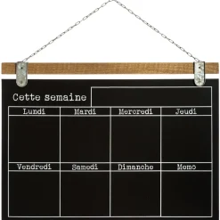 Atmosphera Memo Semainier Ardoise 69X50Cm- Memos Et Semainiers